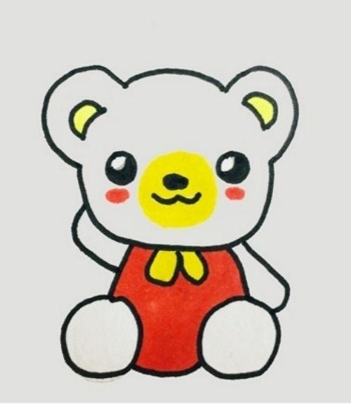 熊简笔画手机版彩色(熊简笔画大全带颜色 简单)-第5张图片-QuickQ官网